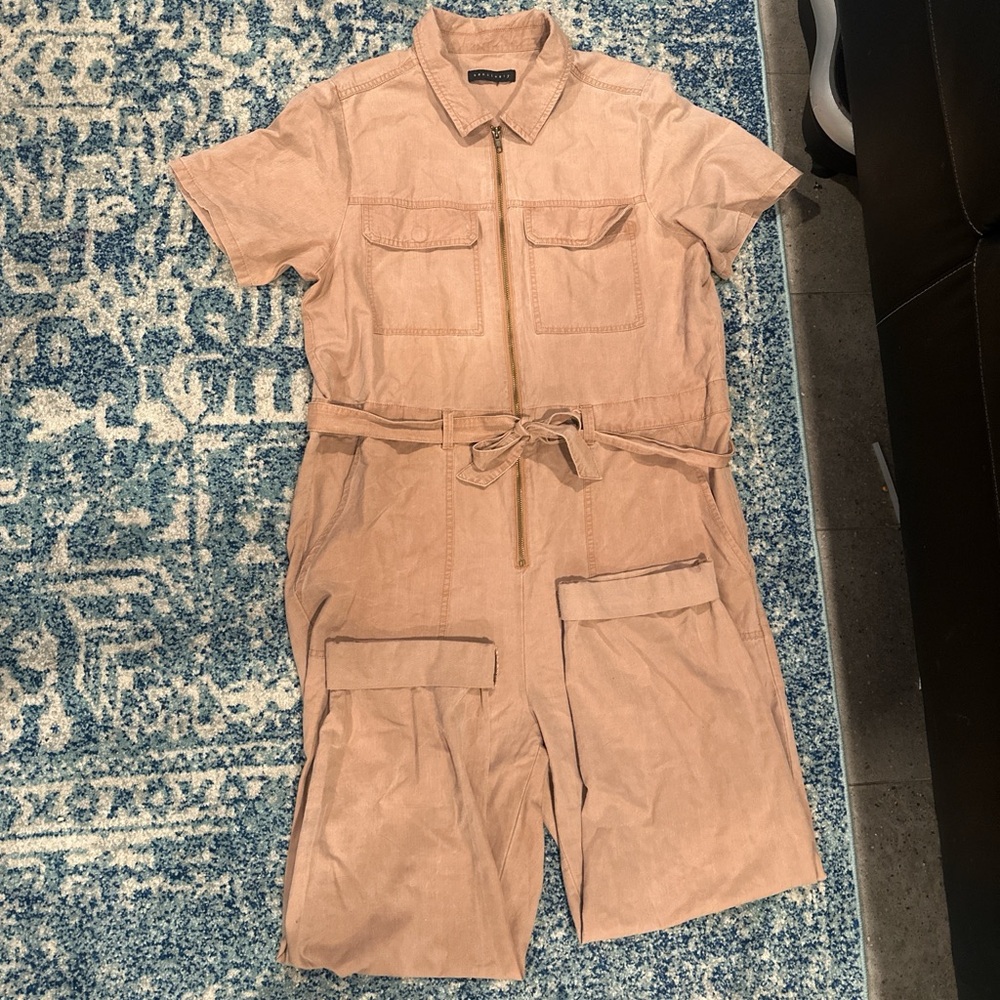 Women's Tan Jumpsuit